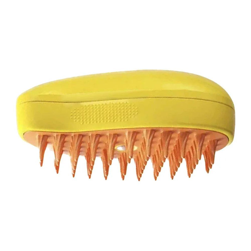 Escova elétrica de vapor para gatos, escova de vapor para massagem, remoção de pelos emaranhados e soltos